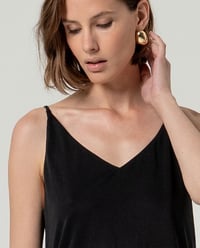 Image 3 of CAMISETA TIRANTES NEGRA SURKANA