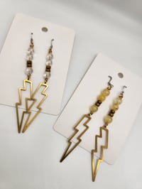 Image of Lightning earrings!