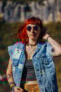 Image 1 of Gribouillage Tentaculaire Part 2 - Patch M - 10,5x14,8 cm by Zélia Brasier