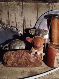 Image 1 of Beeswax Spring Lamb Shelf Sitter