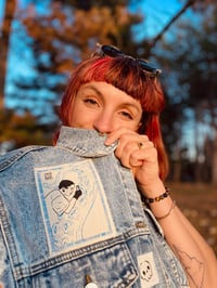 Image 5 of Gribouillage Tentaculaire Part 2 - Patch M - 10,5x14,8 cm by Zélia Brasier