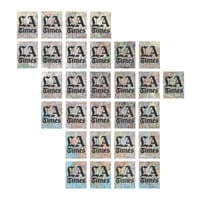 Image 1 of LA Times AtLAs Linocut