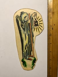 Image 1 of 1970’s Spaulding & Roger’s hand colored pork chop flash Hermit