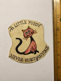 Image 1 of 1960’s Spaulding & Roger’s hand colored pork chop flash Pussy