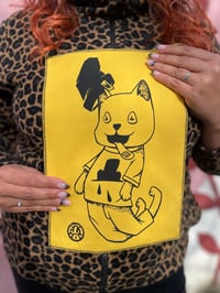 Image 4 of Chat perché - Patch XXL - 22x32 cm by Leremythe