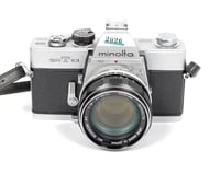 Image 2 of Minolta SRT-101 35mm SLR Film Camera + MC Rokkor PF 58mm F1.4 lens + case #2026
