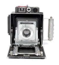 Image 2 of Busch Pressman D 4X5 folding field Camera w/ 127mm lens + film + holders #0684