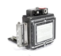 Image 4 of Busch Pressman D 4X5 folding field Camera w/ 127mm lens + film + holders #0684