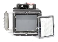 Image 6 of Busch Pressman D 4X5 folding field Camera w/ 127mm lens + film + holders #0684