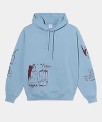 Image 1 of POLAR_DAVE HOODIE | THE END :::DOVE BLUE:::