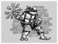 Image 2 of TMNT and Splinter Prints