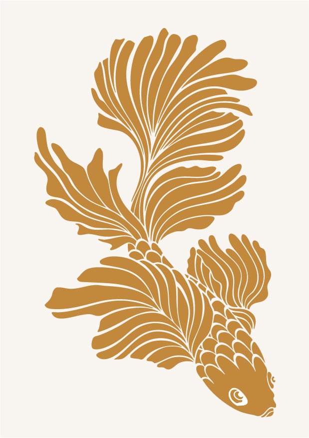 Image of Poisson ocre