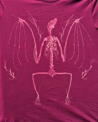 Image 2 of Bat skeleton shirt