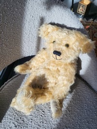 Image 2 of Mohair Bear '"Happy" Artist handmade 