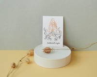 Image 1 of Octopussy - Sérigraphie sur Papier - A7 10,5x7,4cm by Broderies Enragées