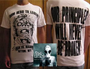 Image of Man vs. Machine CD/Zombie T-Shirt Combo Package