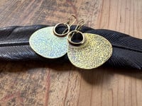 Image 21 of Hannah . Solid Brass earrings n3