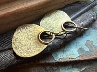 Image 1 of Hannah . Solid Brass earrings n3