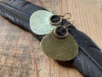 Image 25 of Hannah . Solid Brass earrings n3