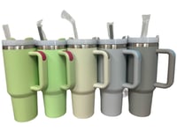 Image 8 of Blank 40 oz Double Wall Stainless Steel Tumbler