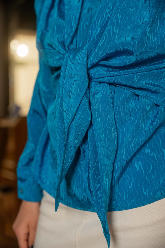 Image of Camicia blu elettrico