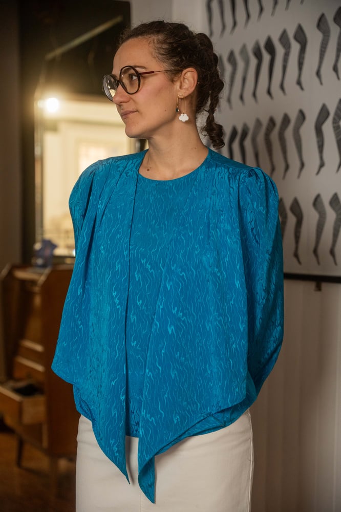 Image of Camicia blu elettrico