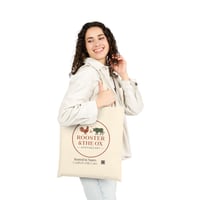 Image 3 of Rooster & Ox Apothecary Tote Bag | Canvas Market Tote, Farmhouse Logo
