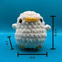 Image 2 of Fluffy Duck Crochet Plush 