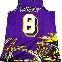 Image 2 of BRAND X KOBE BRYANT LA  BASKETBALL JERSEY (PURPLE)