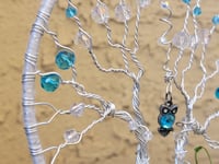 Image 3 of Wire Wrapped Tree of Life Suncatcher