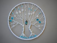 Image 1 of Wire Wrapped Tree of Life Suncatcher