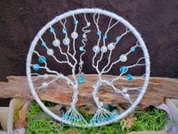Image 5 of Wire Wrapped Tree of Life Suncatcher