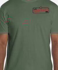 Image 1 of  Olive Green Logo T