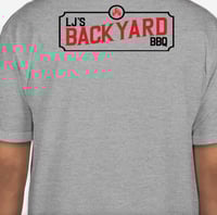 Image 2 of Heather Grey Logo T