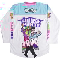 Image 2 of KID N PLAY HOUSE PARTY HOCKEY JERSEY IN WHITE