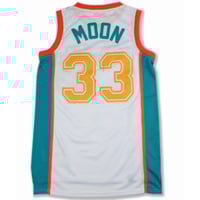 Image 2 of FLINT TROPICS JACKIE MOON WHITE BASKETBALL JERSEY 