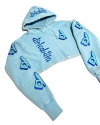 Image 2 of Vintage CHAMPION initial "d" cropped hoodie