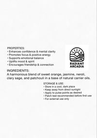 Image 4 of Radiant Arcadia Essential Oil Fragrance Blend