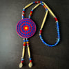 Beaded Medallion Necklace (Star)