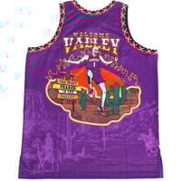 Image 2 of BRAND X HOT IN THE VALLEY BASKETBALL JERSEY (PURPLE ALT)