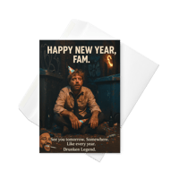 Image 2 of Drunken Legend - New Year Greeting card