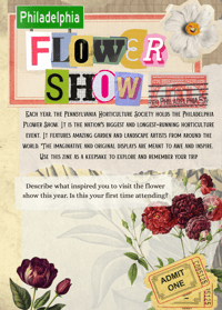 Image 1 of Philadelphia Flower Show Zine