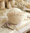 The Ivory Grace: Eternal Baptismal Silk Headband