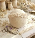 The Ivory Grace: Eternal Baptismal Silk Headband