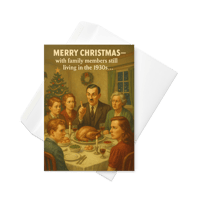 Image 2 of Family Members from 1930s - Christmas Greeting card