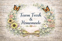 Image 2 of Farm Fresh and Homemade 11x8in Tempered Glass Cutting Board