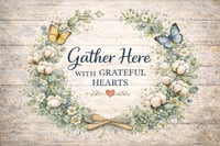 Image 2 of Gather Here 11x8in Tempered Glass Cutting Board