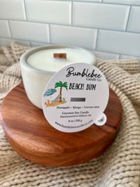 Beach Bum - Pineapple, Mango & Coconut Milk | 8 oz Concrete Candle