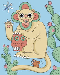 Image 1 of teotihuacan puma print