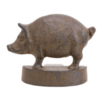 Image 1 of Cast Iron Pig Doorstop